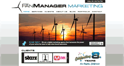 Desktop Screenshot of fanmanagermarketing.com